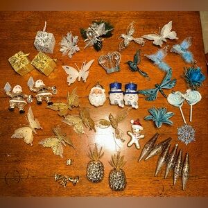Sparkly Christmas Ornaments and Attachments